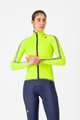 CASTELLI vodeodolná bunda - ULTRA W RAIN CAPE - zelená