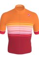 CASTELLI Cyklistický dres s krátkym rukávom - SQUADRA GUEST DESIGNER A019 - oranžová/červená