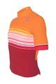 CASTELLI Cyklistický dres s krátkym rukávom - SQUADRA GUEST DESIGNER A019 - oranžová/červená