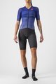 CASTELLI Cyklistická kombinéza - PR W SPEED - modrá/fialová