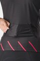 CASTELLI Cyklistický dres s krátkym rukávom - FREE SPEED 2W RACE - čierna/ružová