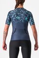 CASTELLI Cyklistický dres s krátkym rukávom - FREE SPEED 2W RACE - modrá/tyrkysová