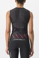 CASTELLI Cyklistický dres bez rukávov - FREE W TRI - čierna/ružová