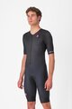 CASTELLI Cyklistická kombinéza - CORE TRI SUIT SHORT SLEEVE - čierna