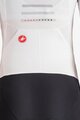 CASTELLI Cyklistická kombinéza - FREE SANREMO 3 W SUIT SHORT SLEEVE - biela/strieborná/čierna