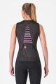 CASTELLI Cyklistický dres bez rukávov - FREE SPEED 3 W TOP - čierna