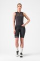 CASTELLI Cyklistický dres bez rukávov - FREE SPEED 3 W TOP - čierna