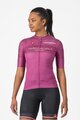 CASTELLI Cyklistický dres s krátkym rukávom - #GIRO107 COMPETIZIONE W - cyklamenová