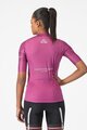 CASTELLI Cyklistický dres s krátkym rukávom - #GIRO107 COMPETIZIONE W - cyklamenová