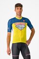 CASTELLI Cyklistický dres s krátkym rukávom - #GIRO107 OROPA - žltá/modrá