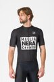 CASTELLI Cyklistický dres s krátkym rukávom - VINTAGE GIRO D´ITALIA - čierna