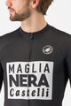 CASTELLI Cyklistický dres s krátkym rukávom - VINTAGE GIRO D´ITALIA - čierna