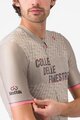 CASTELLI Cyklistický dres s krátkym rukávom - GIRO COLLE DELLE FINESTRE - béžová