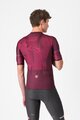 CASTELLI Cyklistický dres s krátkym rukávom - GIRO SIENA - bordová