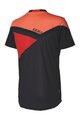 BBB Cyklistický dres s krátkym rukávom - GRAVITY - oranžová/červená/čierna