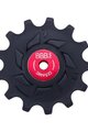 BBB kladky pre prehadzovačku - ROLLERBOYS CERAMIC 13T - červená/čierna