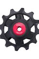 BBB kladky pre prehadzovačku - ROLLERBOY CERAMIC 12T SR - červená/čierna