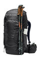 VAUDE batoh - ASYMMETRIC 42+8 - čierna
