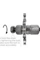 SUPER B nitovač - CHAIN RIVET EXTRACTOR TB-3355 - čierna
