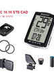 SIGMA SPORT tachometer - BC 16.16 STS CAD TOPLINE 016 - biela/čierna