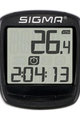 SIGMA SPORT tachometer - 500 BASELINE 015 - strieborná/čierna