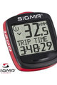 SIGMA SPORT tachometer - 1200 BASELINE 015 - červená/čierna