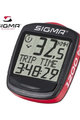 SIGMA SPORT tachometer - BC 1200 - červená/čierna