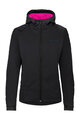 VAUDE Cyklistická vetruodolná bunda - QIMSA SOFTSHELL - čierna