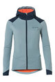 VAUDE Cyklistická vetruodolná bunda - QIMSA SOFTSHELL - modrá