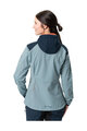 VAUDE Cyklistická vetruodolná bunda - QIMSA SOFTSHELL - modrá