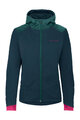 VAUDE Cyklistická vetruodolná bunda - QIMSA SOFTSHELL - modrá