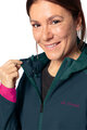 VAUDE Cyklistická vetruodolná bunda - QIMSA SOFTSHELL - modrá