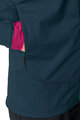 VAUDE Cyklistická vetruodolná bunda - QIMSA SOFTSHELL - modrá