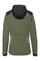 VAUDE Cyklistická vetruodolná bunda - QIMSA SOFTSHELL - zelená