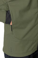 VAUDE Cyklistická vetruodolná bunda - QIMSA SOFTSHELL - zelená