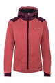 VAUDE Cyklistická vetruodolná bunda - QIMSA SOFTSHELL - červená