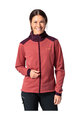 VAUDE Cyklistická vetruodolná bunda - QIMSA SOFTSHELL - červená