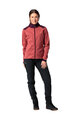 VAUDE Cyklistická vetruodolná bunda - QIMSA SOFTSHELL - červená
