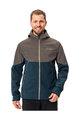 VAUDE Cyklistická vetruodolná bunda - QIMSA SOFTSHELL - hnedá/modrá