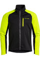 VAUDE Cyklistická vetruodolná bunda - POSTA SOFTSHELL VI - žltá/čierna