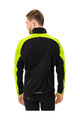 VAUDE Cyklistická vetruodolná bunda - POSTA SOFTSHELL VI - žltá/čierna