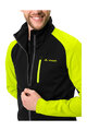 VAUDE Cyklistická vetruodolná bunda - POSTA SOFTSHELL VI - žltá/čierna