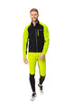 VAUDE Cyklistická vetruodolná bunda - POSTA SOFTSHELL VI - žltá/čierna