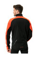 VAUDE Cyklistická vetruodolná bunda - POSTA SOFTSHELL VI - červená/čierna