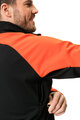 VAUDE Cyklistická vetruodolná bunda - POSTA SOFTSHELL VI - červená/čierna