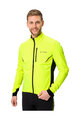 VAUDE Cyklistická vetruodolná bunda - KURO SOFTSHELL - žltá/čierna