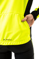 VAUDE Cyklistická vetruodolná bunda - KURO SOFTSHELL - žltá/čierna