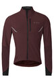 VAUDE Cyklistická vetruodolná bunda - KURO SOFTSHELL - hnedá/čierna