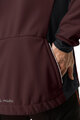 VAUDE Cyklistická vetruodolná bunda - KURO SOFTSHELL - hnedá/čierna