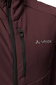 VAUDE Cyklistická vetruodolná bunda - KURO SOFTSHELL - hnedá/čierna